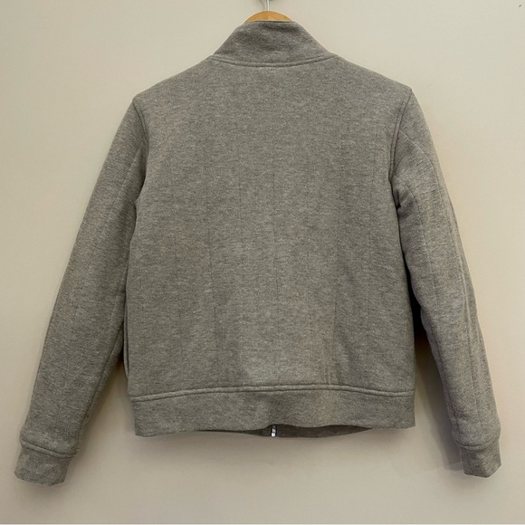 Liz Claiborne Gray Bomber Jacket Women’s Small - Picture 2 of 5